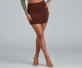 Feeling Fine High Waist Mini Skirt